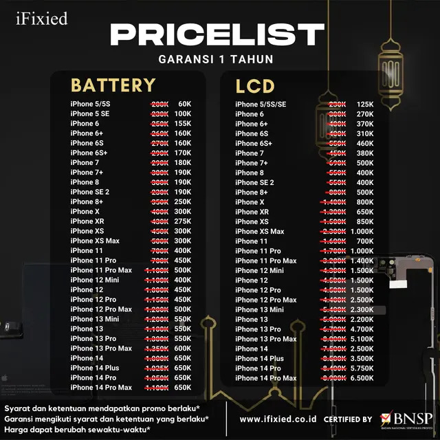 pricelist 2